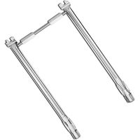 2 Grillbrenner, Edelstahl 304, 45,7 Cm, 26,67 Cm Überlappung, Weber Spirit E-210 E-220 S-210 S-220