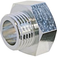 2 Reduzierstück, Verchromtes Messing, Außengewinde 12/17, Innengewinde 15/21, Epdm-dichtung, Sanitär, Heizung