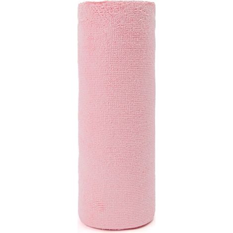 Rolle Mit 20 Schnelltrocknenden Mikrofasertüchern, Einweg-küchentüchern, Wiederverwendbaren Geschirrtüchern, Reinigungspapierrolle (rosa)