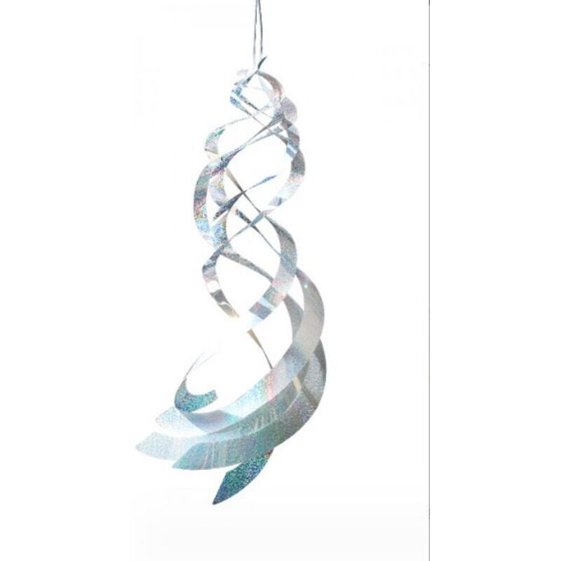 Silberne Mylar-vogelabwehr – 3er-pack Reflektierende Spiral-vogelabwehrbänder Für Den Außenbereich