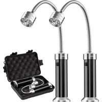 Grilllampe – Magnetfuß – Ultrahelle Led-grilllampe – 360° Drehbarer Hals, Wasserdicht Und Hitzebeständig