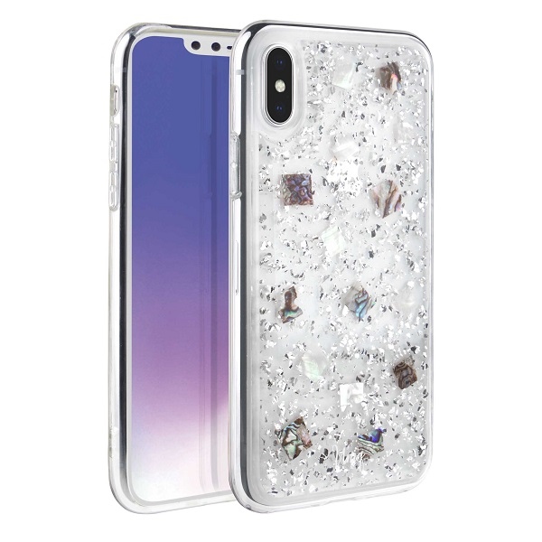 Uniq Lumence Clear Iphone Xs Max Hülle Silber/perivvinkle Silber