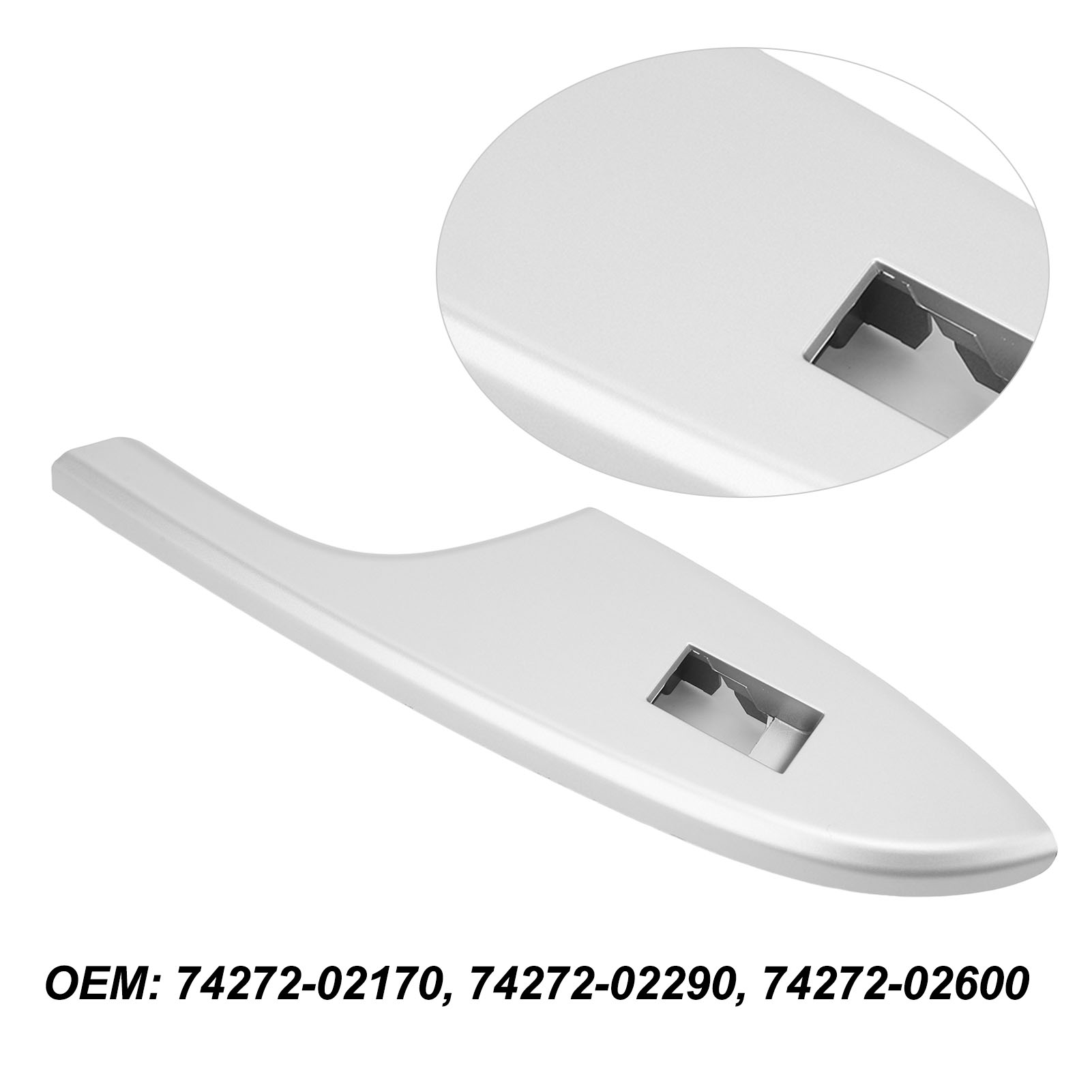 Abdeckung Für Die Fensterheberknöpfe Der Armlehne Für Toyota Corolla 2007–2013 – Silberne Abs-fensterheberknopfleiste