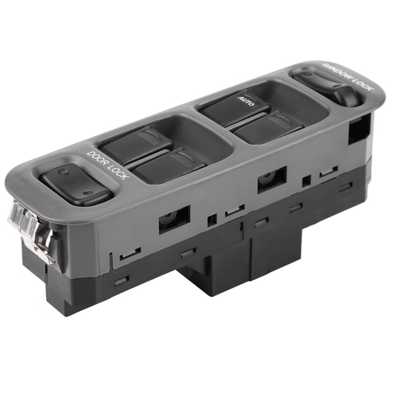 Elektrischer Fensterheberschalter Vorne Links (fahrerseite) – Kompatibel Mit Suzuki Grand Vitara Xl-7 (1999–2006) – Schwarz/grau, Abs – Neu, Teilenummer 3799065d10t01