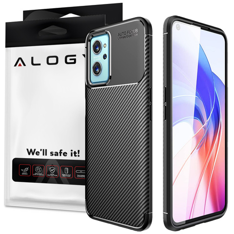 Schutzhülle Für Realme 9i Alogy Rugged Armor Tpu-abdeckung Carbon Black