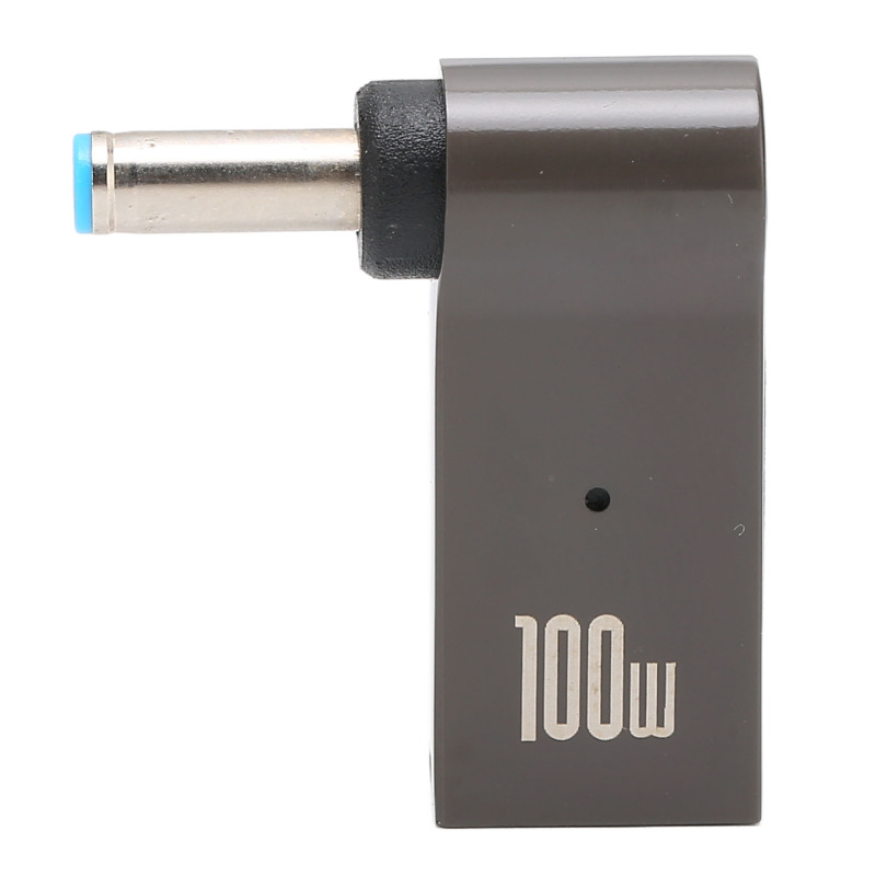 100-w-5-a-pd-ladekonverter, Usb-c-anschluss (4,5 X 3,0 Mm Buchse Auf Stecker), Gehäuse Aus Aluminiumlegierung, Pd-ladeadapter Für Hp-laptops