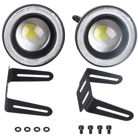 3,5-zoll-led-nebelscheinwerfer Für Autos, 30 W, 1200 Lm Lichtring, 6000-7000 K Farbtemperatur, Cob-tagfahrlicht.