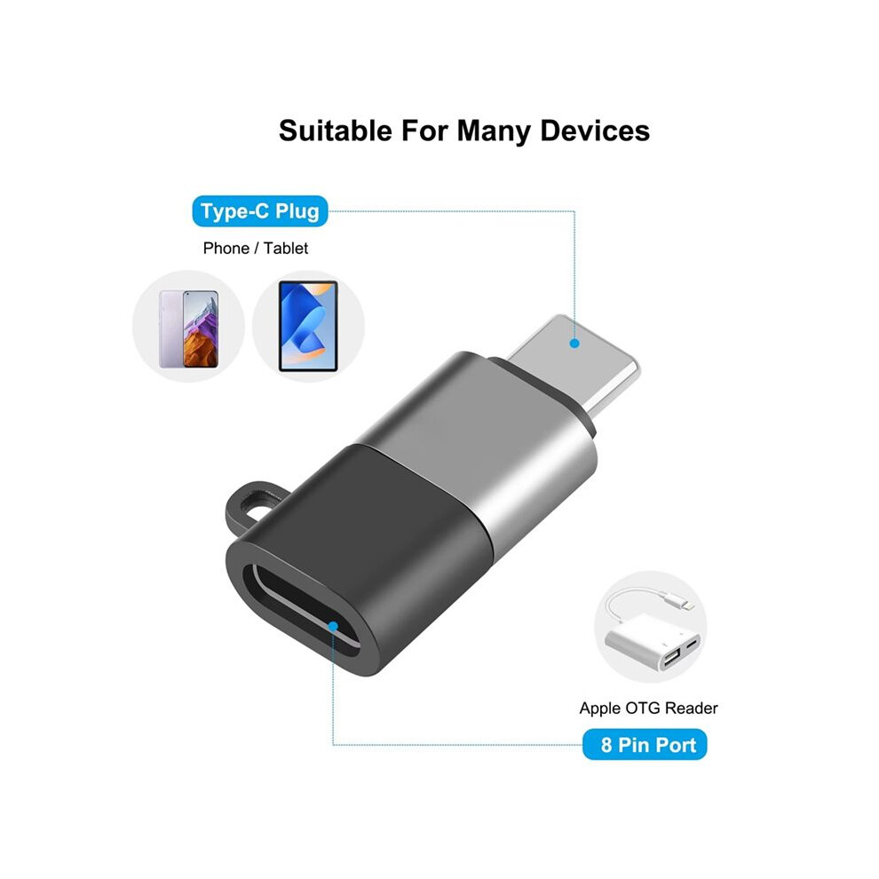 8-pin Otg Auf Usb-c/type-c Adapter Für Handy Nicht Für Iphone 16 Serie