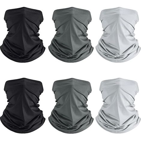 6-teiliges Sommer-set Mit Uv-schutz, Kühlendem Halstuch, Gesichtsmaske, Schal, Sonnenschutz Und Atmungsaktivem Kopftuch