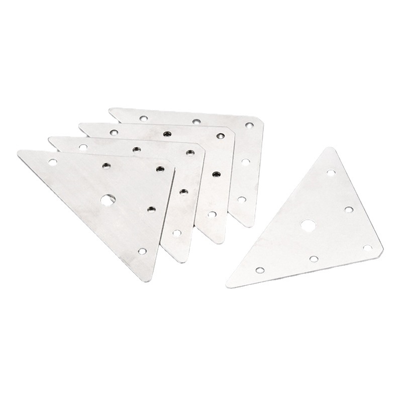 15 Dreieckige Montageplatten (85 X 85 X 125 Mm), Eckverbinder, Serviceanschlüsse, Verzinkter Stahl