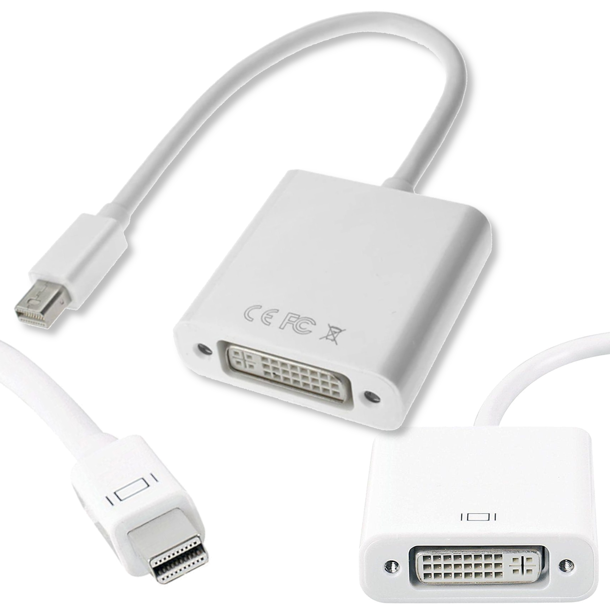 Minidp Displayport Auf Dvi Macbook Hq Adapterkabel