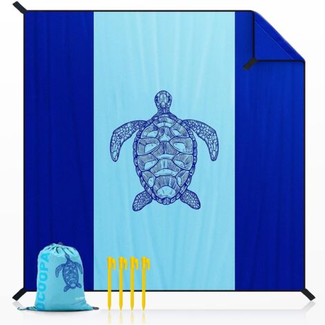 Stranddecke, 210 X 200 Cm, Extra Große Picknickdecke, Wasserdicht Und Sandabweisend, Ideal Für Reisen, Camping, Urlaub Usw.