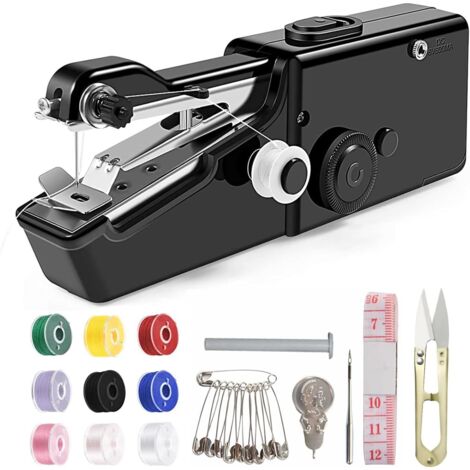 Tragbare Nähmaschine, Mini-nähmaschine Für Anfänger Und Erwachsene, Schnelles Nähen, Tragbare Nähmaschine Mit Nähzubehör Für Zuhause, Reisen Und Diy-projekte