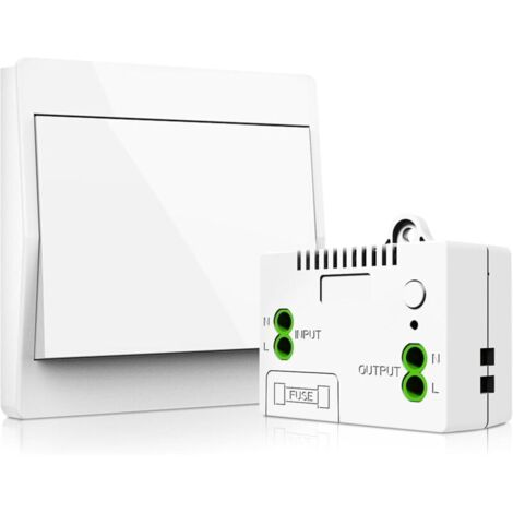 1:1-funkschalter-set, Batterieloser 50–200 M Funksender (10 A) Mit Funklichtempfänger Und Steuerung, Autarke Funksteuerung