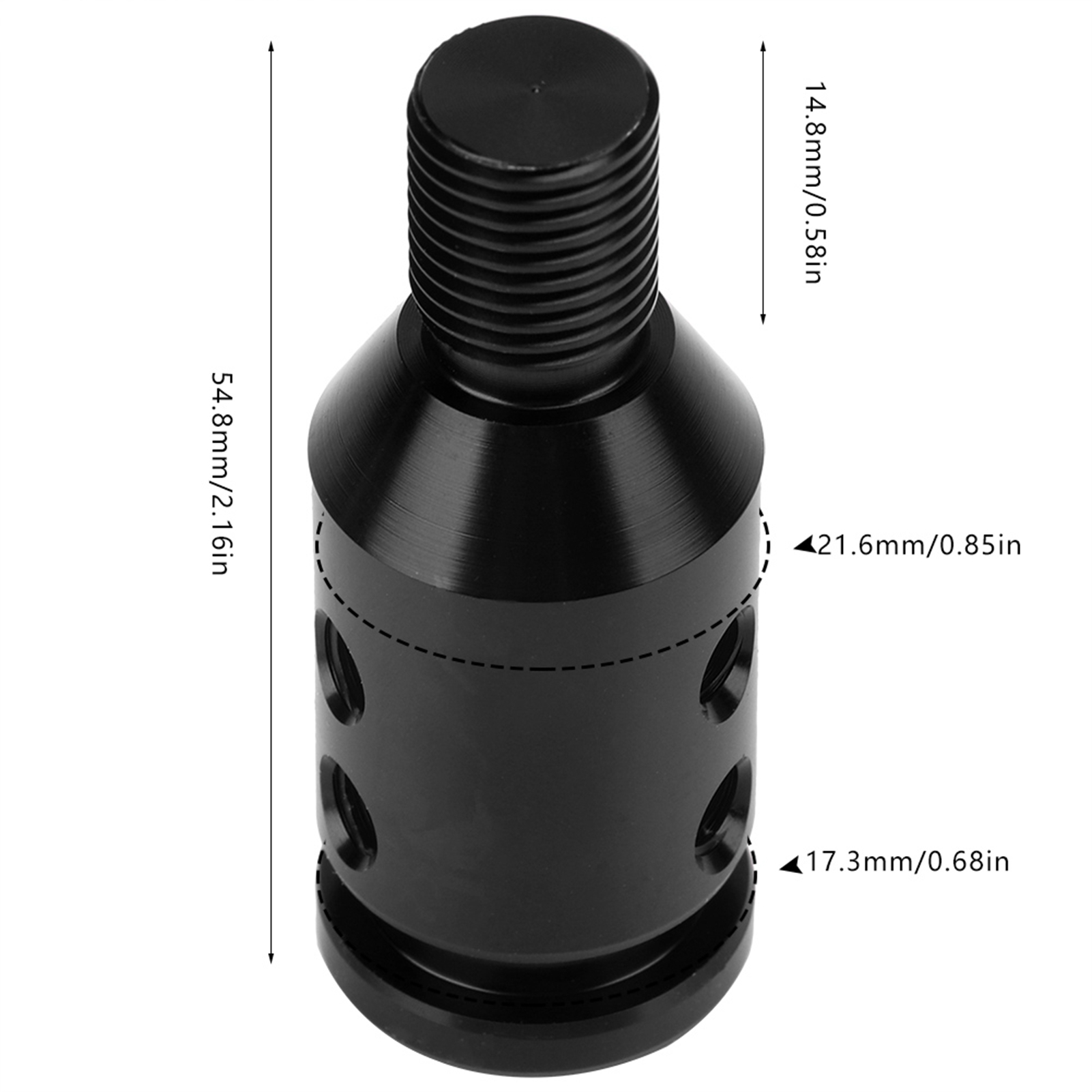 Universeller Schalthebeladapter Für Schalthebel Ohne Gewinde 12x1,25 – Aluminium, Mehrfarbig, Komplettset