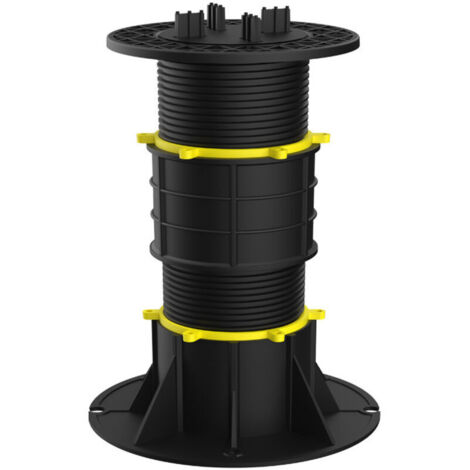 Set Mit 1 Universell Verstellbarem Terrassensockel Für Balken Und Platten Dy-a08 (270-355 Mm)