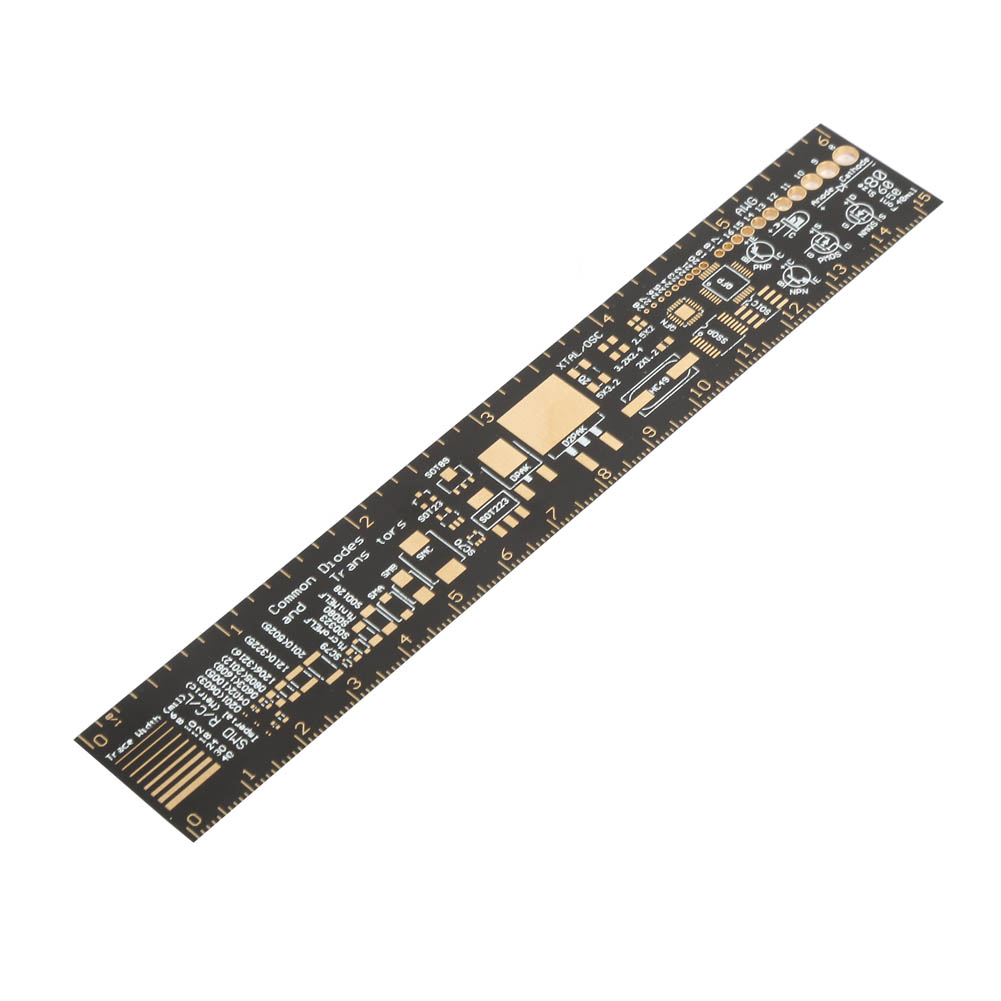 Multifunktions-leiterplattenlineal, Elektronisches Lineal 6 Zoll 15 Cm - Messwerkzeug Und Komparator Für Elektroniktechniker