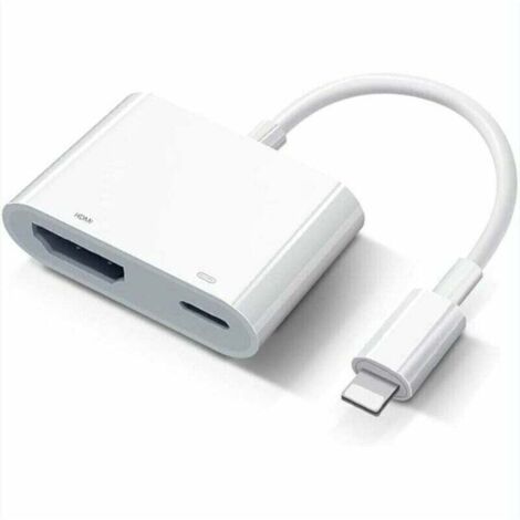 Lightning-auf-hdmi-1080p-adapter, Mfi-anschluss Für Iphone/ipad, Plug & Play, Kompatibel Mit Fernseher/monitor/projektor