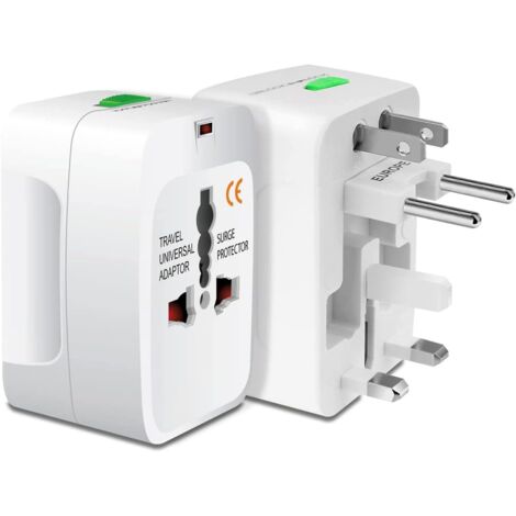 Universal-reiseadapter, Uk-steckeradapter - Frankreich-usa-stecker, Internationaler Reiseadapter Für 150 Länder (großbritannien, Europa, Amerika, Australien).