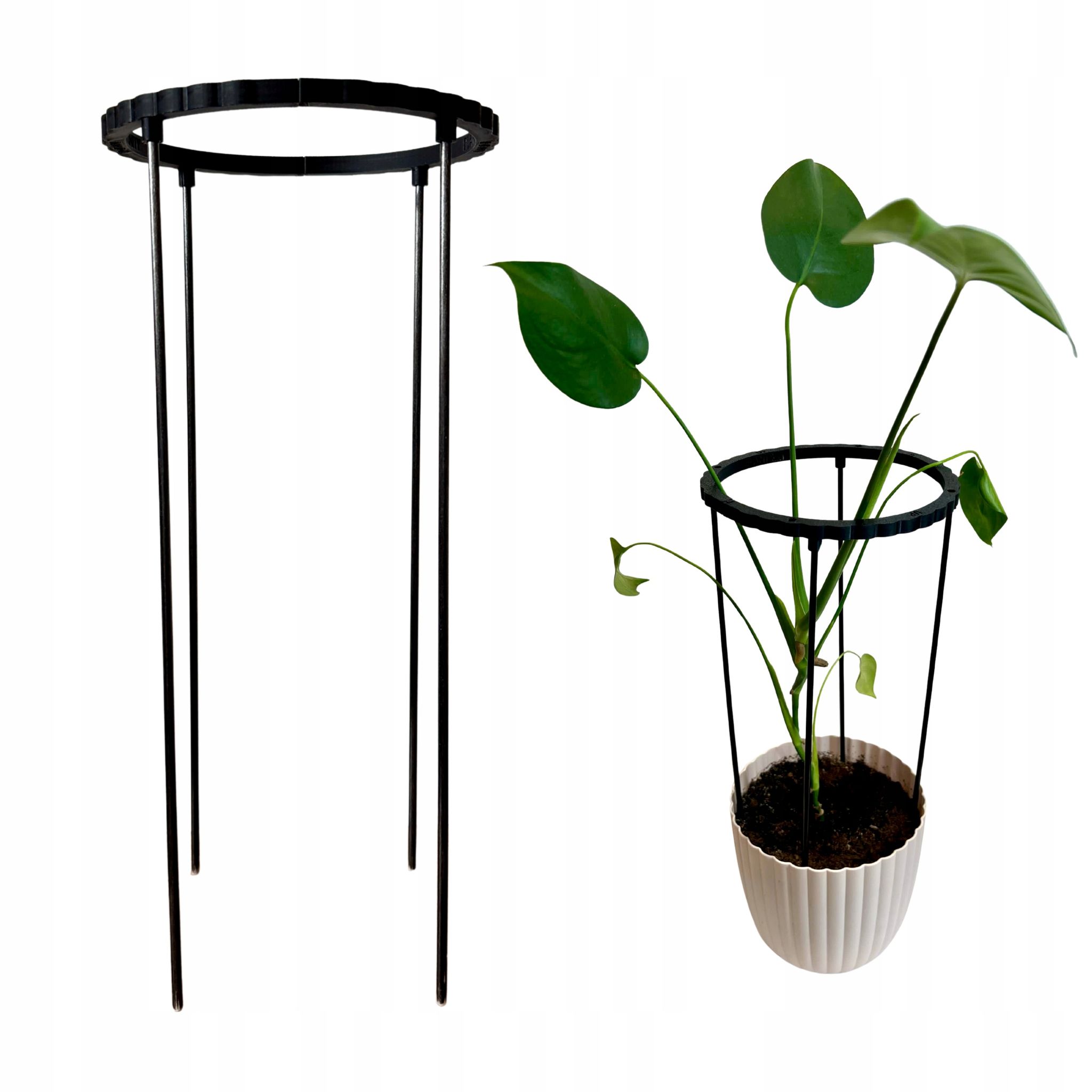 Pflanzring-stützringklemme, Modulare 3-in-1-ringstütze, 33 Cm