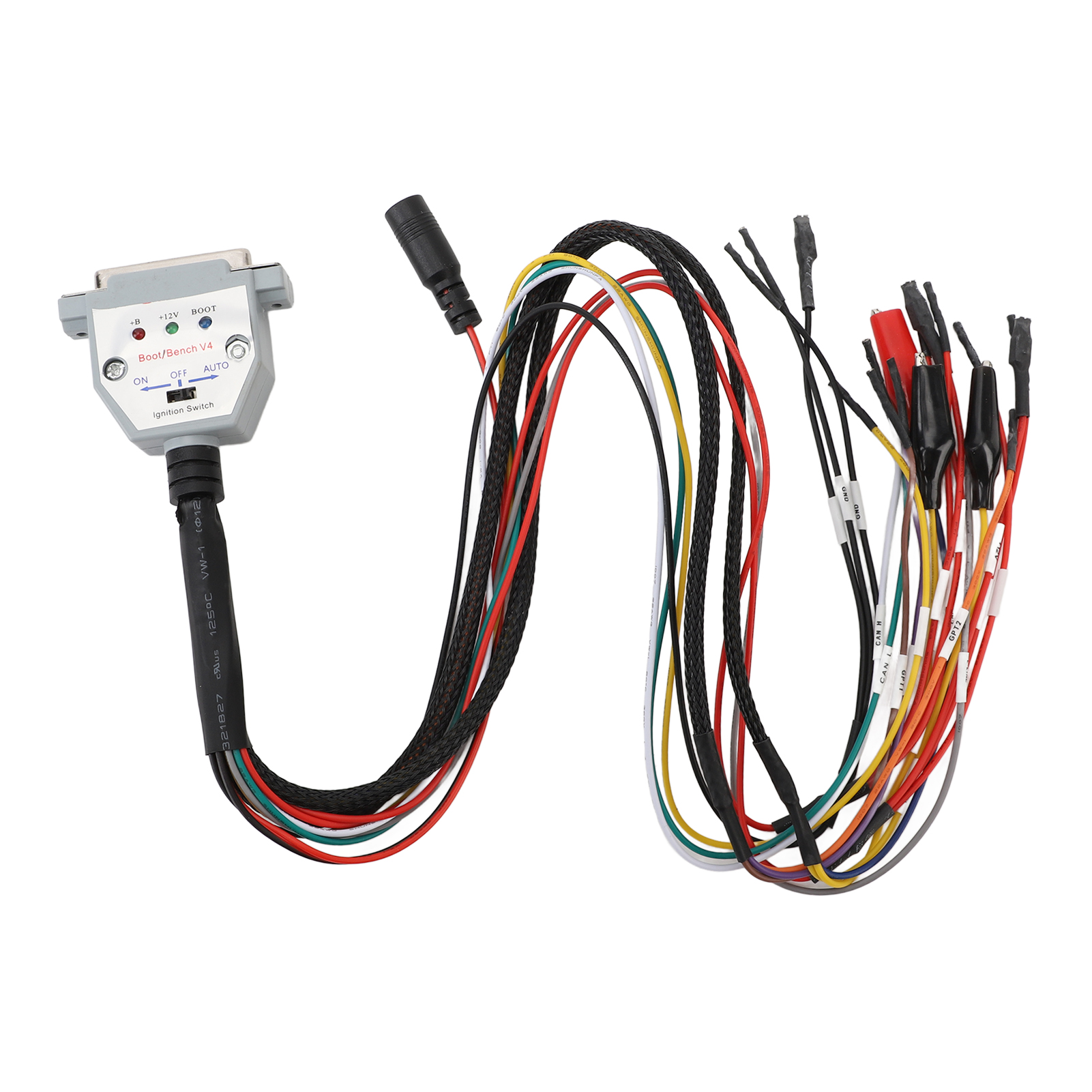 Db25-pinbelegungskabel Für Steuergeräte Mit 3 Leds Und Schalter, Kompatibel Mit Sm2 Pro- Und J2534-vci-schnittstellen Zum Lesen/schreiben Von Batt Vcc Kline Can-l