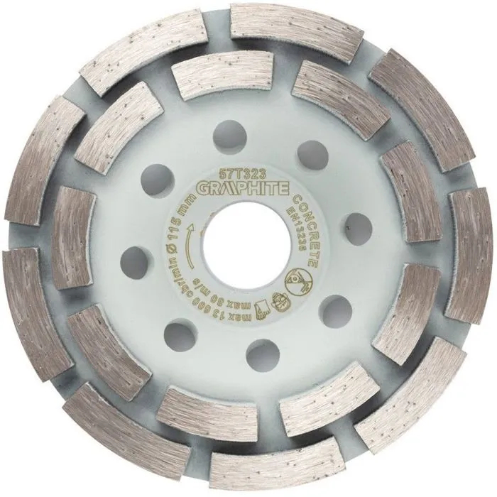 Diamantscheibe Graphite 57t323 115 Mm 2 Segmente