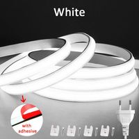 1 X Cob-led-streifen, 3 M, 220 V, Wasserdicht Mit Schalter, Warmweiß Bis Kaltweiß (3000k–6000k), Ideal Für Den Außenbereich, Küche Und Schlafzimmer