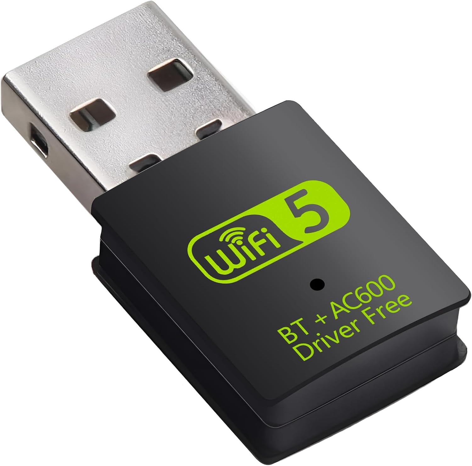 Usb-wlan-bluetooth-adapter, 600 Mbit/s Dualband-funkempfänger (2,4/5 Ghz), Mini-wlan Für Pc/laptop/desktop