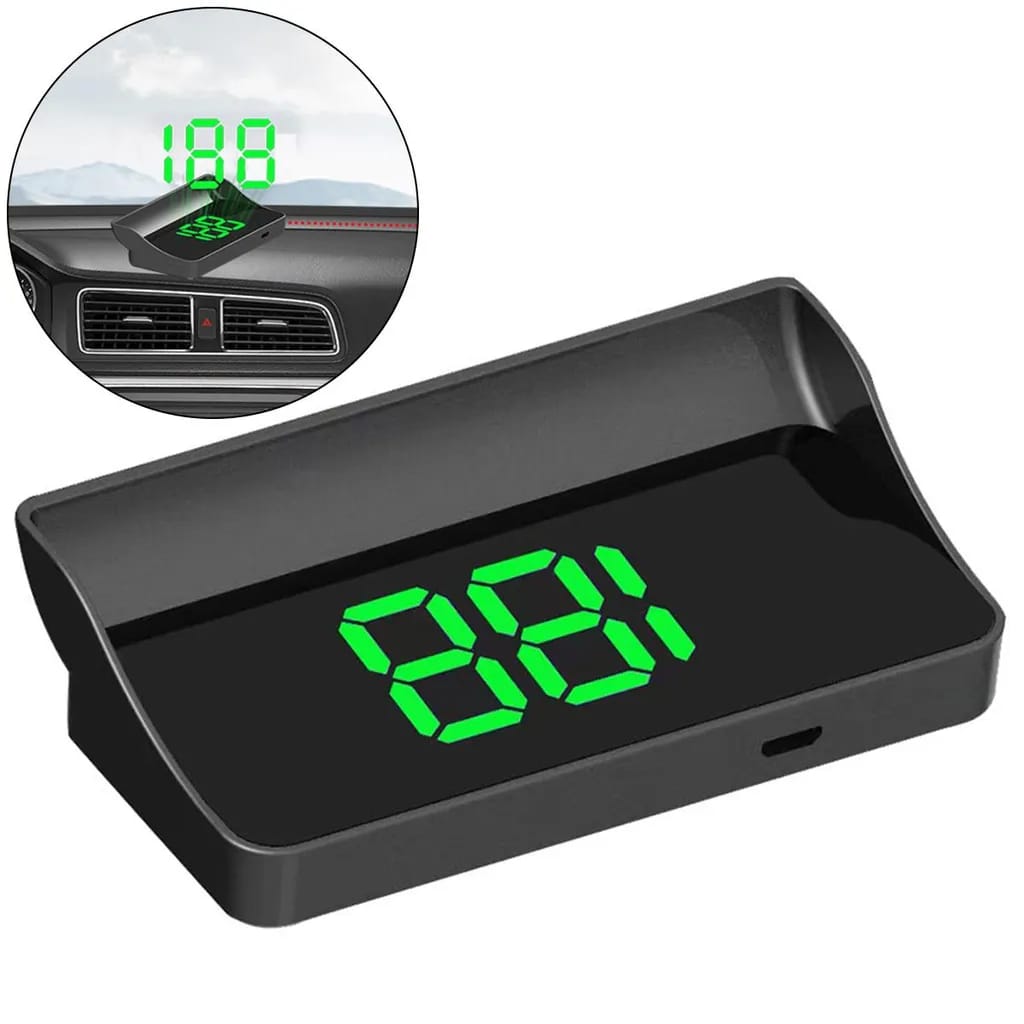 Fahrzeuginternes Head-up-display, Universeller Gps-tachometer, Digitaler Fahrzeug-tachometer, Gps-tachometer Für Autos Und Motorräder, Plug & Play.