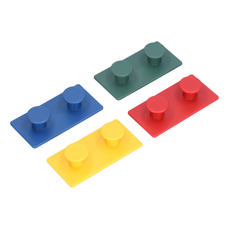 Set Mit 4 Selbstklebenden Abs-wandhaken Für Kleidung Und Mäntel