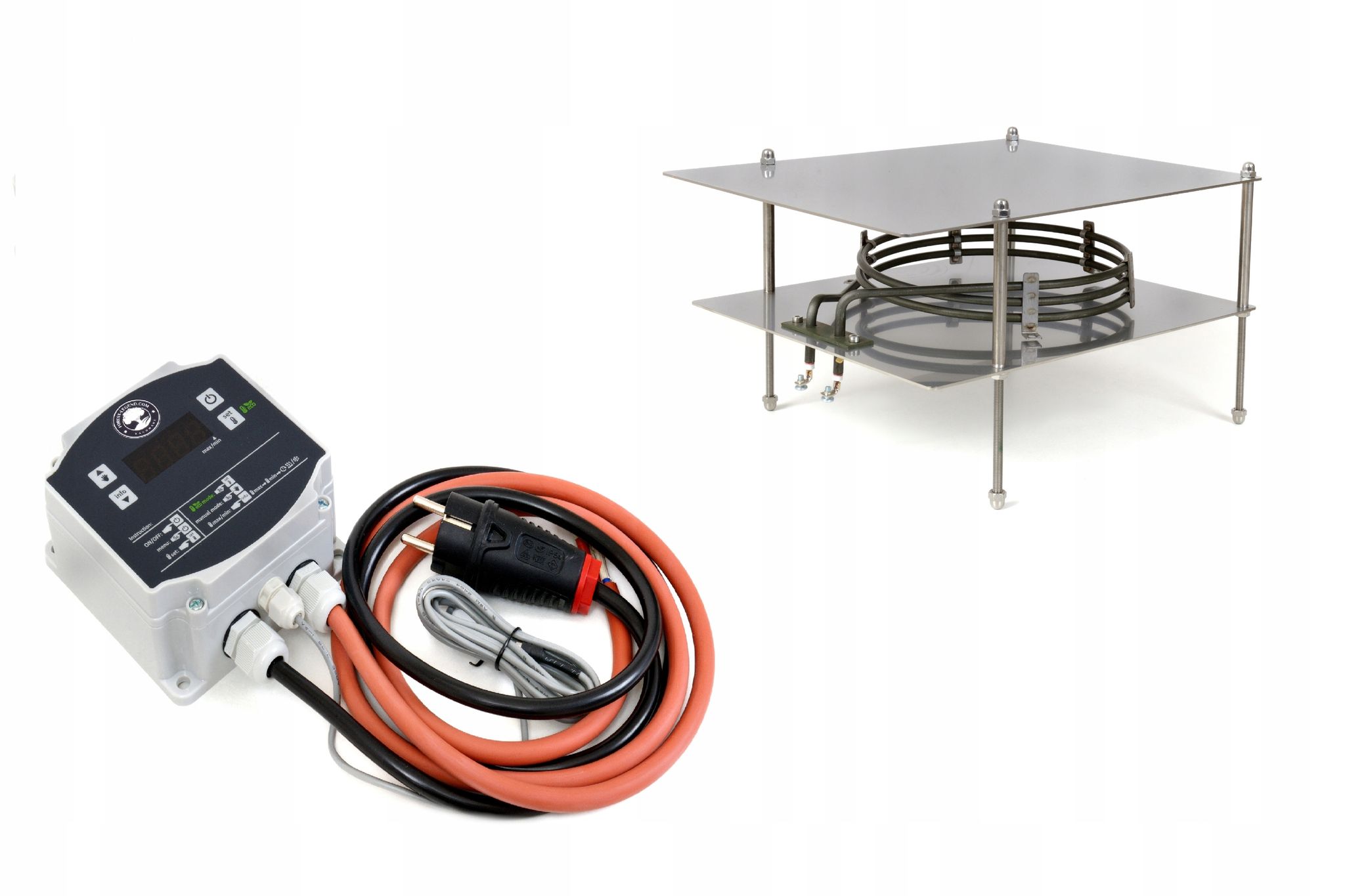 Arts Elektrischer Räucherofen-trockner 2700w Edelstahl
