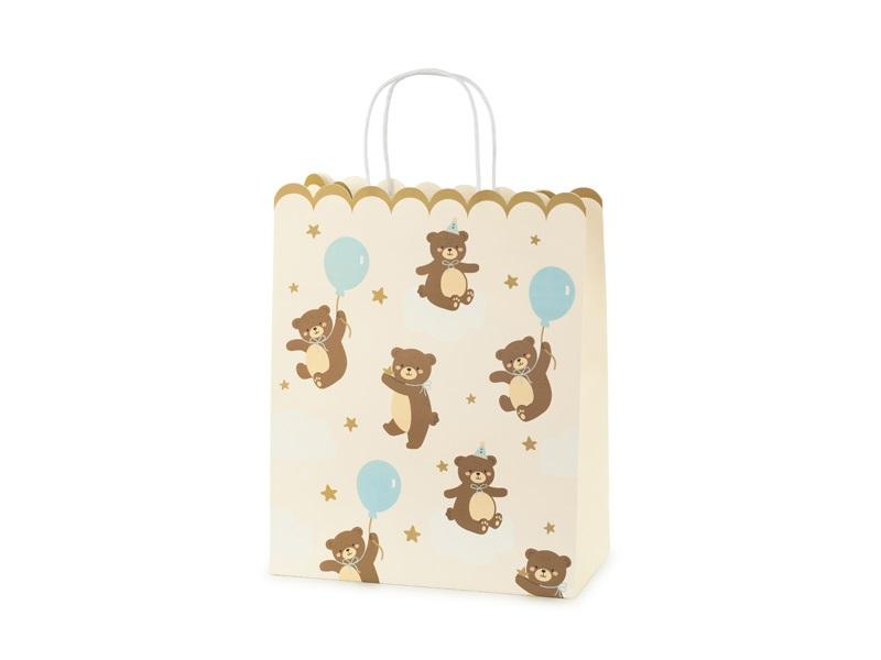 Teddybär-geschenktüte 26x32,5x13 Cm 1 Stück.