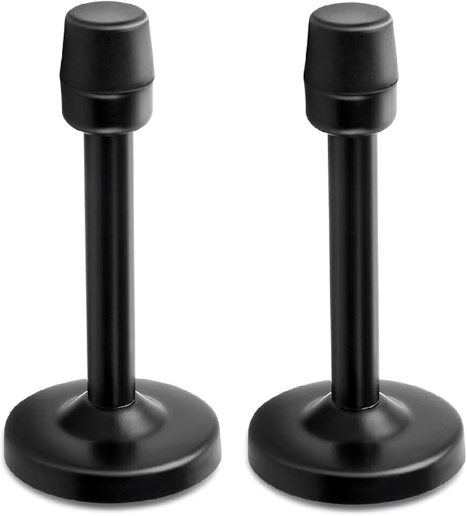2er-set Türstopper Zur Wandmontage, Robuster Edelstahl-wandschutz Mit Gummispitze, Langer Türstopper Für Skier, Terrasse Und Außenbereich