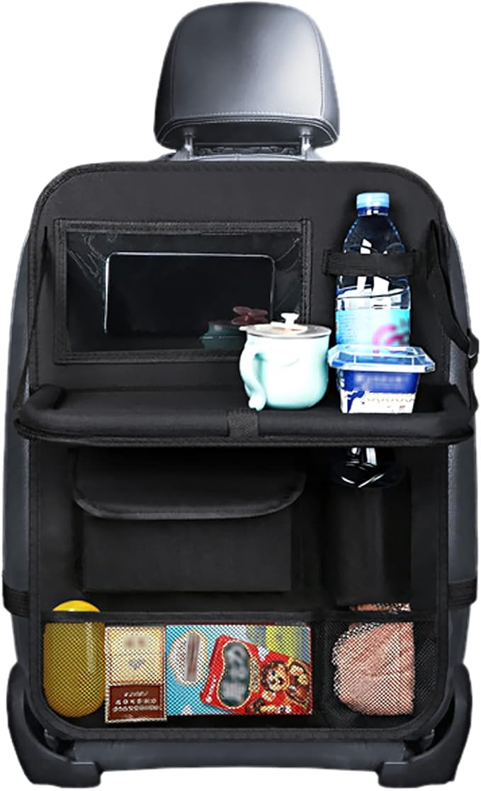 Autositz-organizer, Rücksitz-organizer Für Kinder, Autositz-aufbewahrung Mit Klappbarem Esstischständer Und Mehreren Taschen, Für Reisen, Eltern