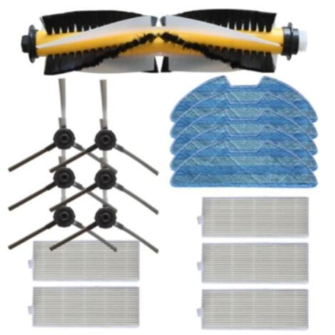 1 Set Bestehend Aus Hauptbürste, Seitenbürste, Filter, Reinigungstuch Und Zubehör Für Den Redmon Rv-r500 Staubsauger