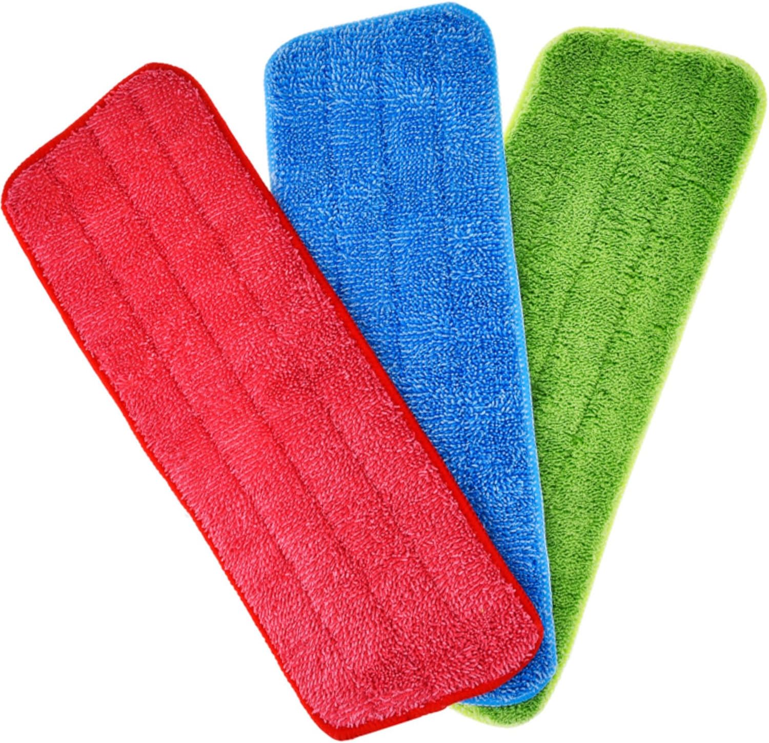 3er-pack Mikrofaser-sprühmopp-ersatzpads, Reveal Mopppads Für Nass-/trockenmopps, Flache Ersatzköpfe Für Die Bodenreinigung, 42 X 14 Cm