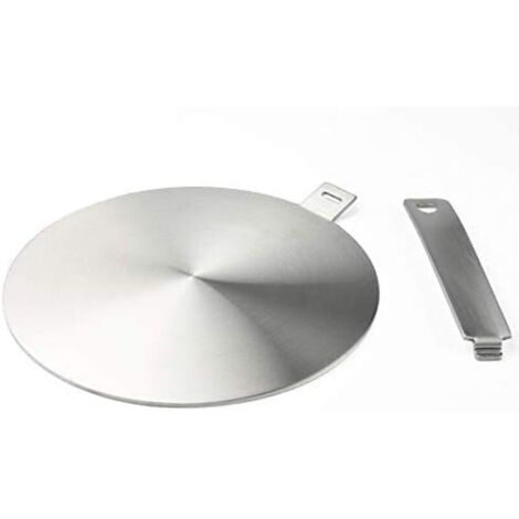 Induktionsadapter, Konverterscheibe Für Induktionskochfeld, Wärmeverteilungsplatte Mit Abnehmbarem Griff Und Boden, 20 Cm, Aluminium