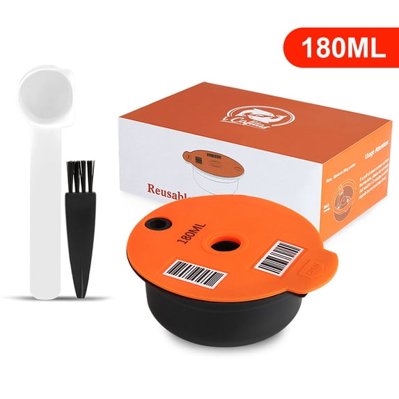 Wiederverwendbare 180-ml-kaffeekapsel Für Bosch Tassimo-maschinen Mit Herausnehmbarem Filter, Rutschfeste Kaffeepads Mit Gut Lesbarem Barcode, Kaffeefilterkapsel Für Das Homeoffice