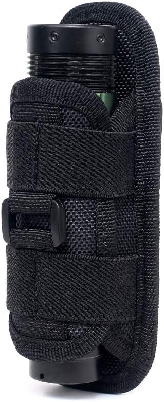 Taktisches Holster Für Taschenlampen, Taschenlampentasche, Halter Für Elektrische Taschenlampen, Taschenlampenetui Für Den Gürtel, Taschenlampenhalter, 360° Drehbar Schnellverschluss