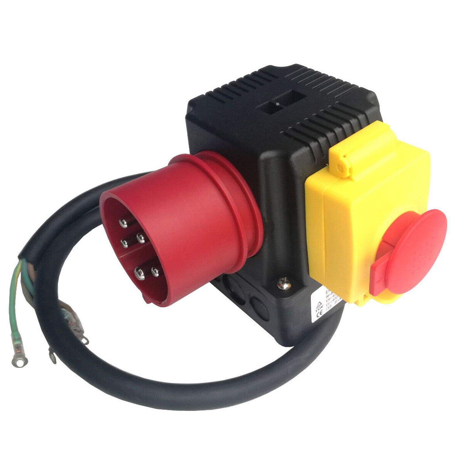 Koa1l 2-in-1 Multifunktions-not-aus-schalter Mit Magnet, 250/400 V, 16 A, 5-poliger Industriestecker