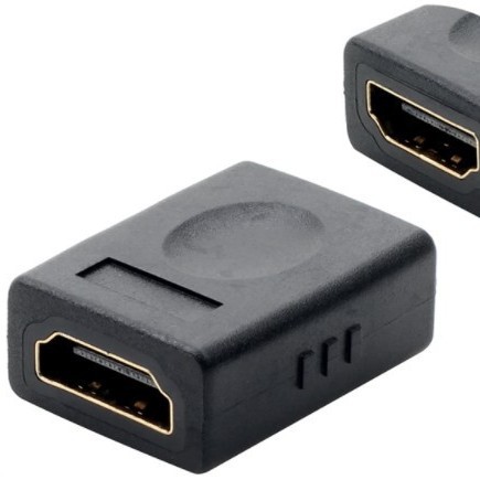 4k Hdmi Buchse Auf Buchse Koppler, Hdmi Buchse Auf Buchse Extender 2.0 Anschluss, Vergoldeter Hdmi Extender Adapter Unterstützt 3d @60hz Hdr Arc Kompatibel Mit Monitor, Pc, Ps5, Xbox, Dvd 2