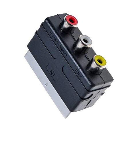 Scart-adapter-konverter Av-stecker Auf 3rca Für Ps4-tv-dvd