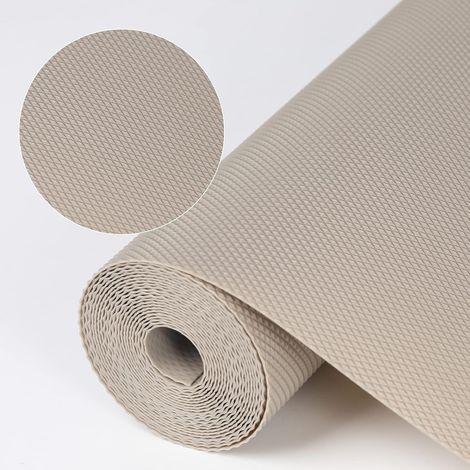 Schutzmatte Für Küchenregale Und Schubladen, Wasserdichte Und Strapazierfähige Kühlschrankmatte, Klebstofffrei, Für Schubladen, Regale Und Vorratskammer, 30 X 300 Cm (khakifarben).