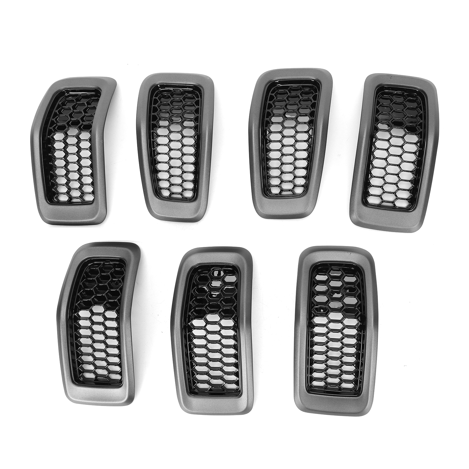 7-teiliger Abs-kühlergrill Für Jeep Cherokee 2014–2018: Schutz & Stil