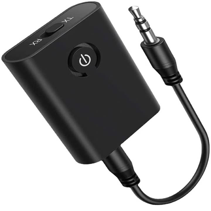 2-in-1-bluetooth-audioadapter, Bluetooth 5.3-sender/empfänger, 3,5-mm-klinkenstecker, Aux-empfänger Für Kopfhörer, Lautsprecher, Auto, Fernseher, Typ-c-aufladung
