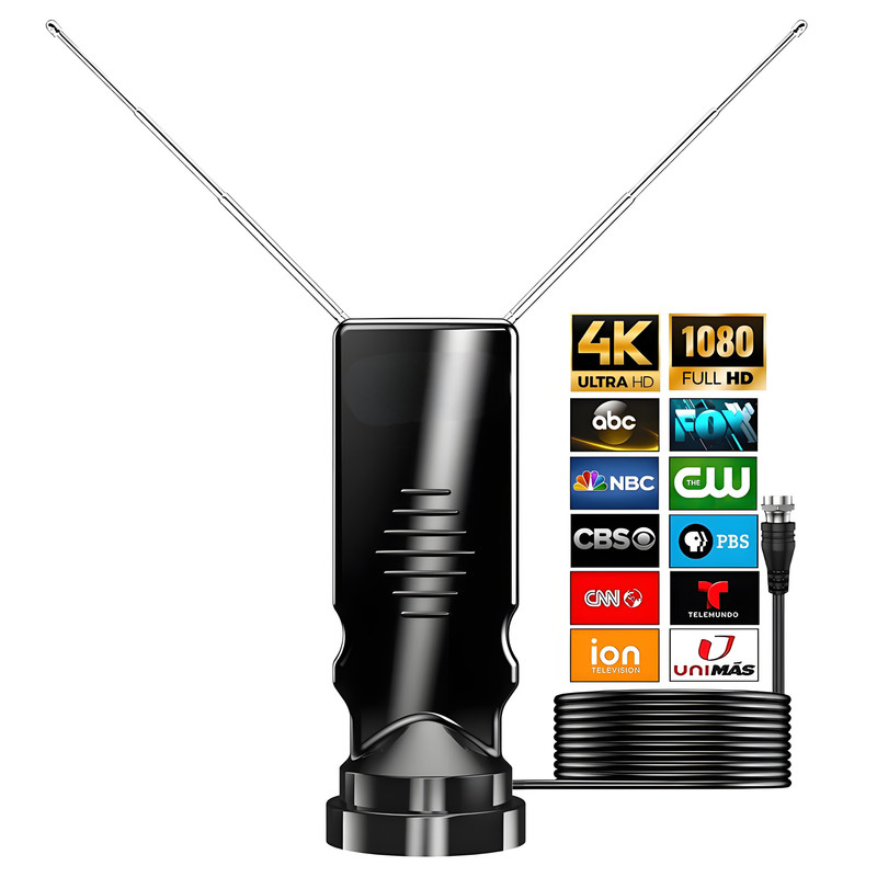 V218 Zimmerantenne Für Fernseher, 120 Meilen Empfangsreichweite