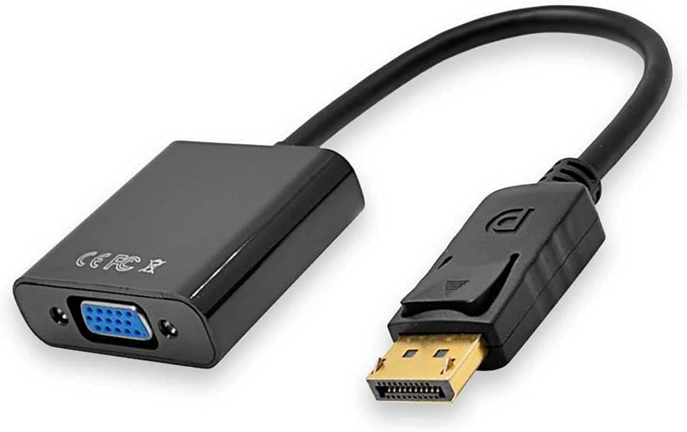 Displayport-auf-vga-adapter, Displayport-auf-vga-konverter, Dp-stecker Auf Svga-buchse, Full Hd 1080p-videokonverter Für Pc-monitor, Projektor, Fernseher, Hdtv