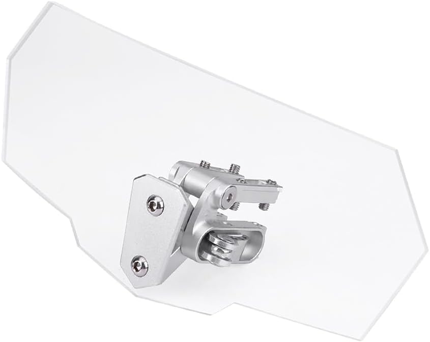 Motorrad-windschutzscheibenverlängerung, Motorrad-windabweiser, Spoiler, Luftabweiser, Universeller, Modifizierter, Verstellbarer Clip Auf Der Windschutzscheibe Mit Halterung Für Motorräder, Roller, A