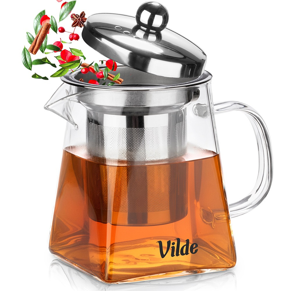 Hitzebeständige Glas-teekanne Mit Teesieb, 330 Ml