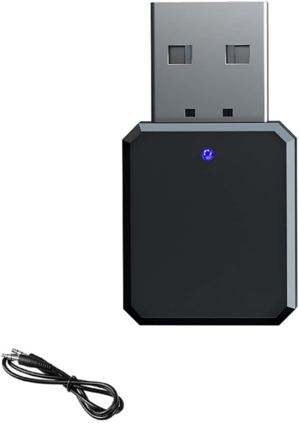 Usb-bluetooth-5.1-empfänger, Dual-aux/usb-audioadapter Und -sender Für Kopfhörer, Fernseher, Auto Und Hifi-system